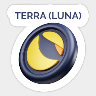 TERRA (LUNA) cryptocurrency Sticker